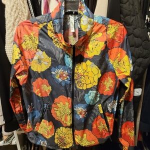adidas Women's Floral Women's Running Jacket Size Medium